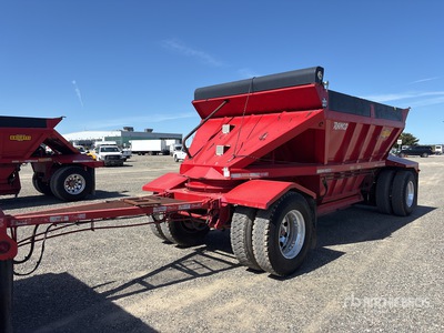 2021 Ranco M11 20 ft T/A Spread Axle Turntable Pup Belly Dump Trailer