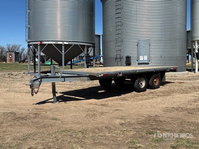 19 ft T/A Custom Built Flatbed Trailer