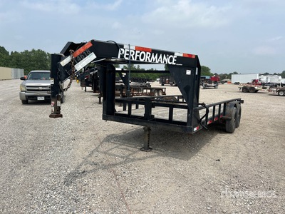 2011 Parker Trailer 18 ft T/A Gooseneck Utility Trailer