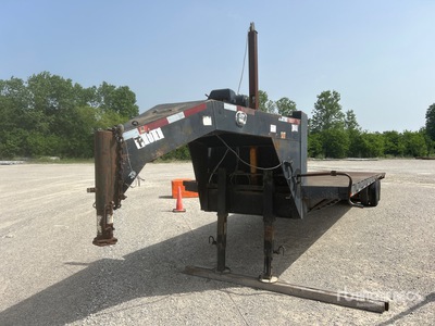 Ameritrail GN40-28E 40 ft T/A Gooseneck Apparatuur aanhangwagen