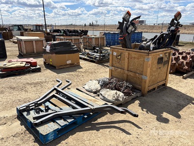 Quantity of Assorted Grader Lights and Light Arms Varios