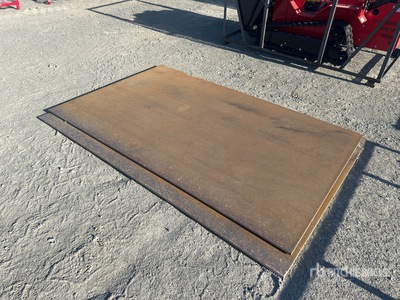 Quantity of (2) 2026 AGT 5 ft x 8 ft (.75 in Thick) 鋼 (Unused)