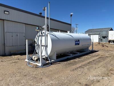 2012 Westeel 11000 L Skid Mounted Diesel Fuel Tank