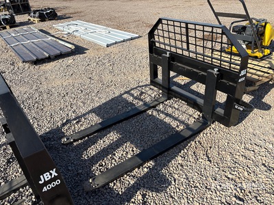 JBX 4000 48 in Skid Steer Forks (Unused)