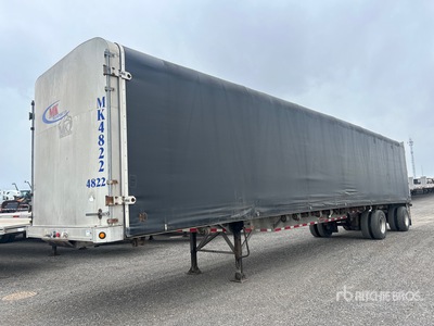 2008 Reitnouer 48 ft T/A Spread Axle Curtain Side Trailer