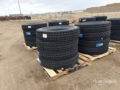 Quantity of (16) Truefast 11R24.5 Tyres (Unused)