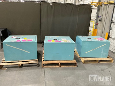(3) Justrite Sure-Grip Acid & Corrosive Storage Cabinets
