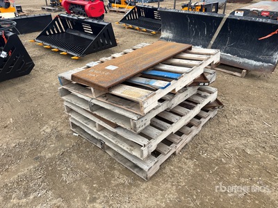 Quantity of (4) Skid Steer Attachment Mounting Plate