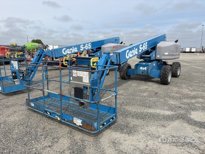 2013 Genie S-65 4WD Diesel Telescopic Boom Lift