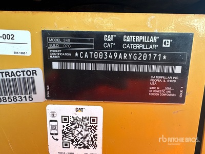 2021 Cat 349 Tracked Excavator