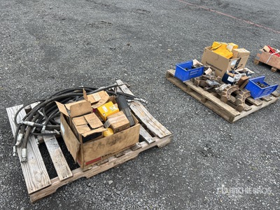 Quantity of (2) Pallets of Cat 527 Grapple Skidder Parts
