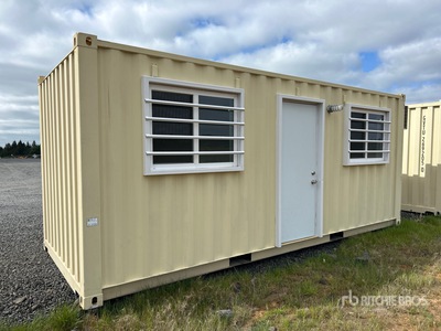 2026 20 ft x 8 ft Skid-Mounted 現場事務所 (Unused)