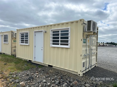 2026 20 ft x 8 ft Skid-Mounted 現場事務所 (Unused)