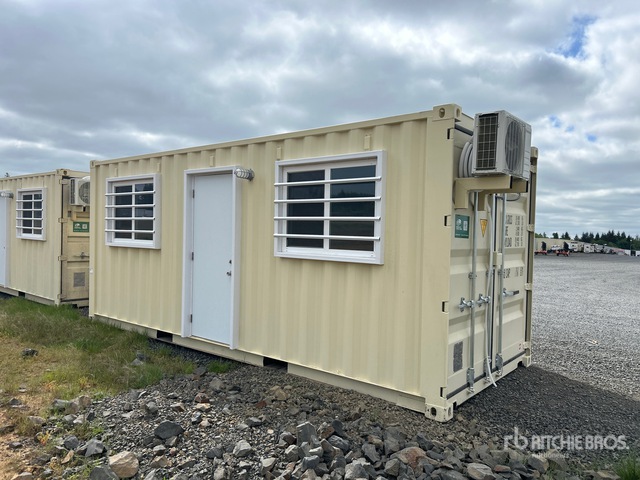 2025 20 ft x 8 ft Skid-Mounted Mobile Office (Unused)