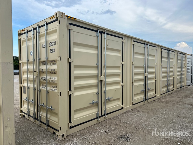 2026 40 ft High Cube Multi-Door Storage Container