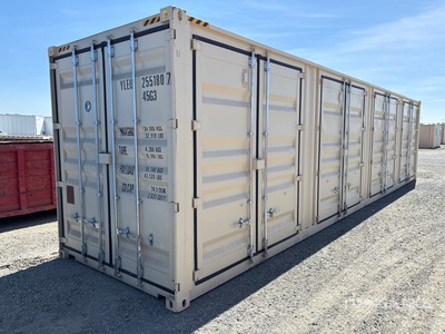 2026 40 ft High Cube Multi-Door Storage Container