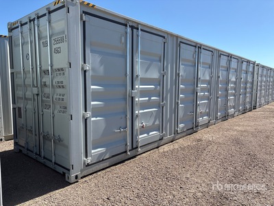2026 40 ft High Cube Multi-Door Contenedor de almacenamiento