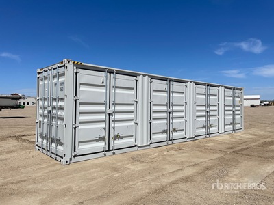 2025 40 ft High Cube Multi-Door Storage Container