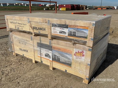 2026 SDL2533DGMS 25 ft x 33 ft Metal Barn (Unused)