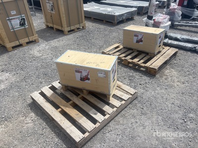 Quantity of (2) Boxes of 2026 STARVOX JB80T 80 ton Pneumatic/Hydraulic Floor Jack (Unused)