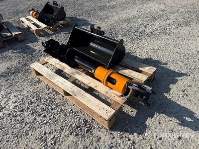 Excavator Auger and 800 mm Bucket