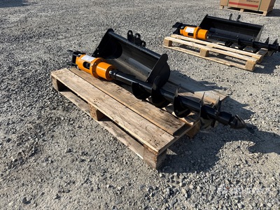 Excavator Auger and 800 mm Bucket