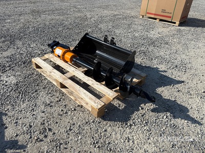 Excavator Auger and 800 mm Bucket