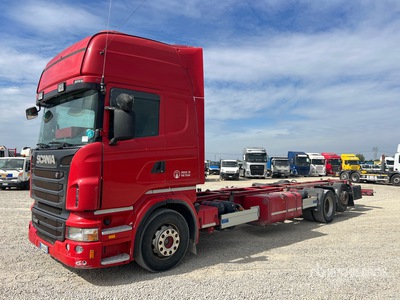 2010 Scania R420 6X2 6x2 Sleeper Container Truck