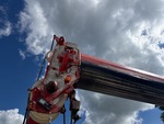 Crane Superstructure with Boom Head Section