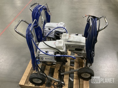 (3) Graco SaniSpray HP 130 Disinfectant Sprayers
