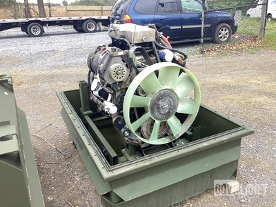 Diesel Engine w/Container