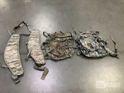 (33) Assault Packs & (22) Molded Waist Belts