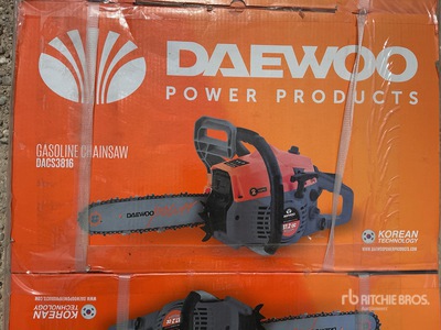 Quantity of (4) Daewoo DACS3816 Kettingzaag (Unused)