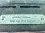 Frame Stamp Serial Number/VIN Photo