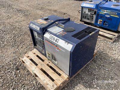 Kubota GL7000 6.5 kW Skid-Mounted Generador