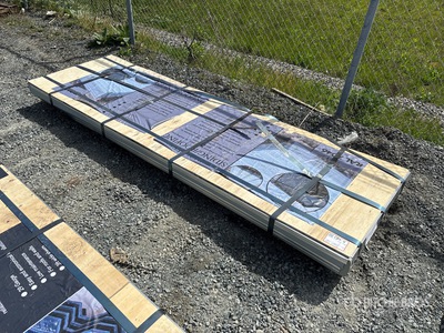 Quantity of (150) 3 ft x 10 ft Sheets Grey Steel Siding Roofing (Unused)