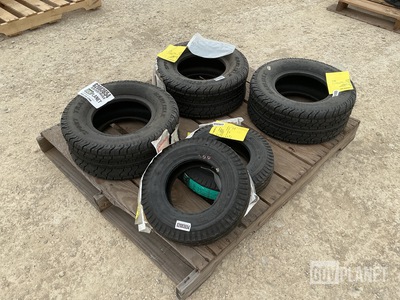(3) Carlisle 20.5x8.0-10 Tires & (2) S.T.A. 4.80-8NHS Tires
