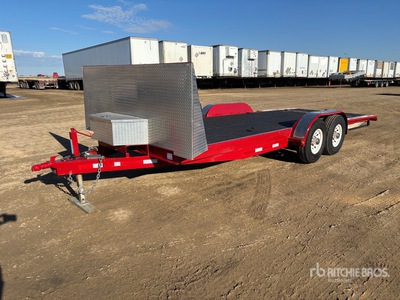 2002 Double A 20 ft T/A Apparatuur aanhangwagen