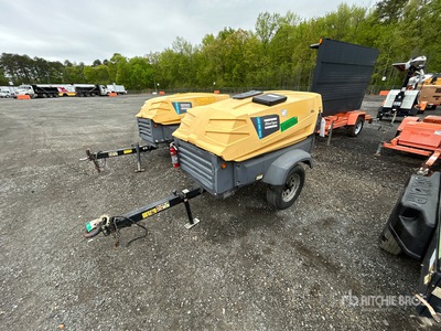 2020 Atlas Copco XAS185 KD FT4 185 cfm Mobile Air Compressor