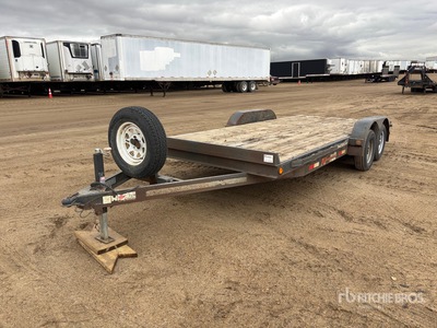 2012 Trailtech 18 ft T/A Flatbed Trailer