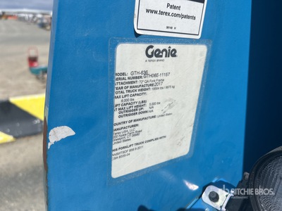 2017 Genie GTH-636 を見 Telehandler