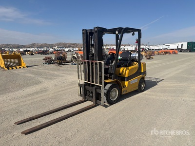 2017 Yale GLP050MX 4550 lb Pneumatic Tire Forklift