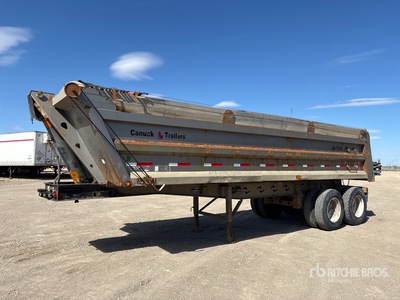 2012 Canuck 26 ft T/A End Dump Trailer (Inoperable)
