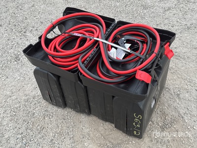 Quantity of (5) 25 Ft, 800 amp extra HD Booster Cables (Unused)