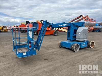 2015 Genie Z34/22N 2WD Electric Articulating Boom Lift