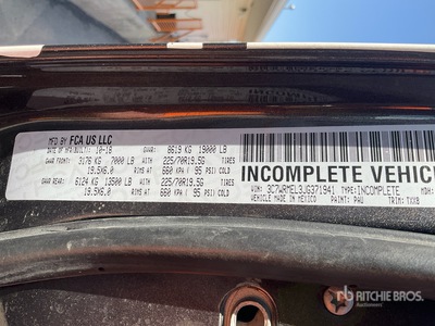 2018 Ram 5500 4x2 Crew Cab Fahrgestell