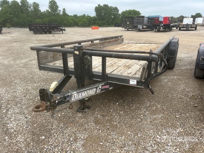 Diamond C 16 ft T/A Utility Trailer