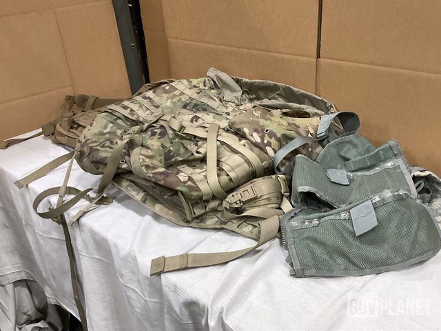 (67) Fighting Load Carriers, (4) Large Field Pack Sets & Assorted Items