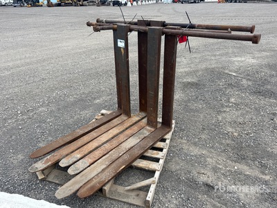 Quantity of (3) 48 in Flip-Over Gabelstaplervorsatz