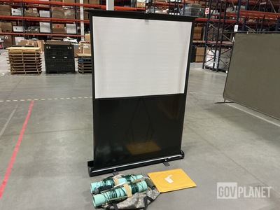 (2) Projection Screens, (4) Antennas, (19) Cables & Assorted Items